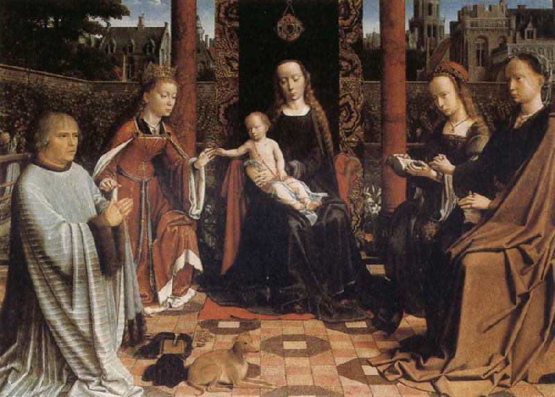 Gerard David The Mystic Marriage of St Catherine Norge oil painting art